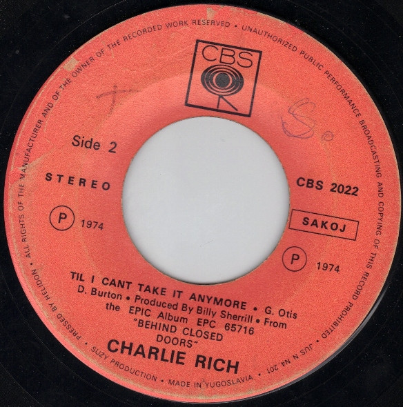 Charlie Rich - The Most Beautiful Girl (7