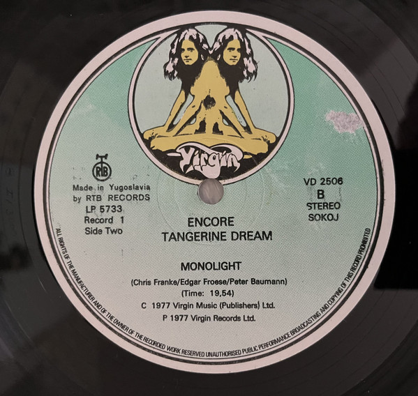 Tangerine Dream - Encore (2xLP, Album, RP, Cen)