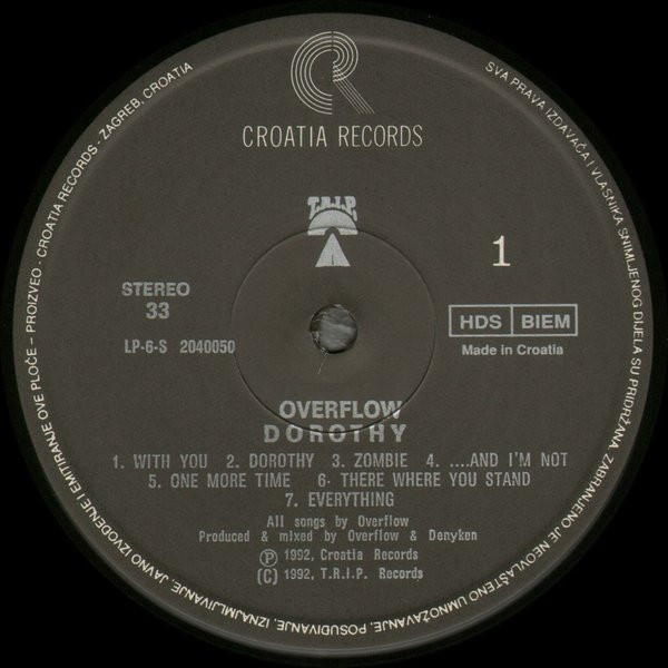 Overflow (11) - Dorothy (LP, Album)