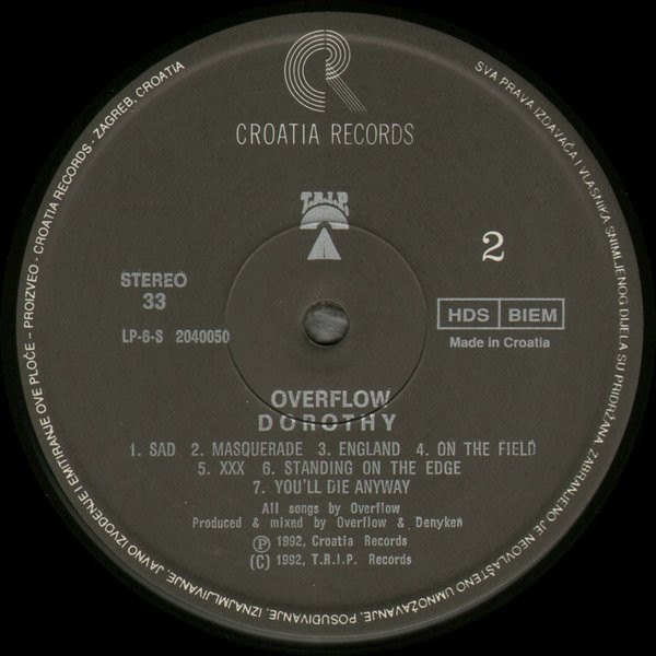 Overflow (11) - Dorothy (LP, Album)