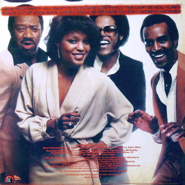 The Impressions - Come To My Party (LP, Album)