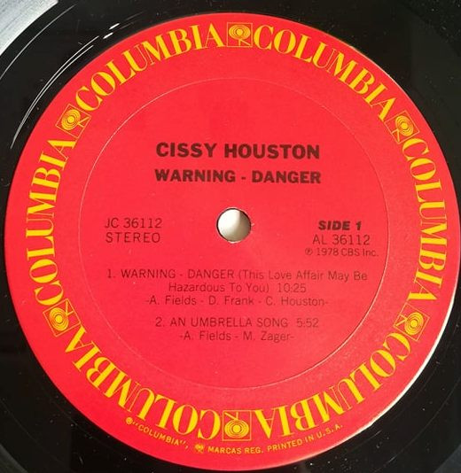 Cissy Houston - Warning - Danger (LP, Album, San)