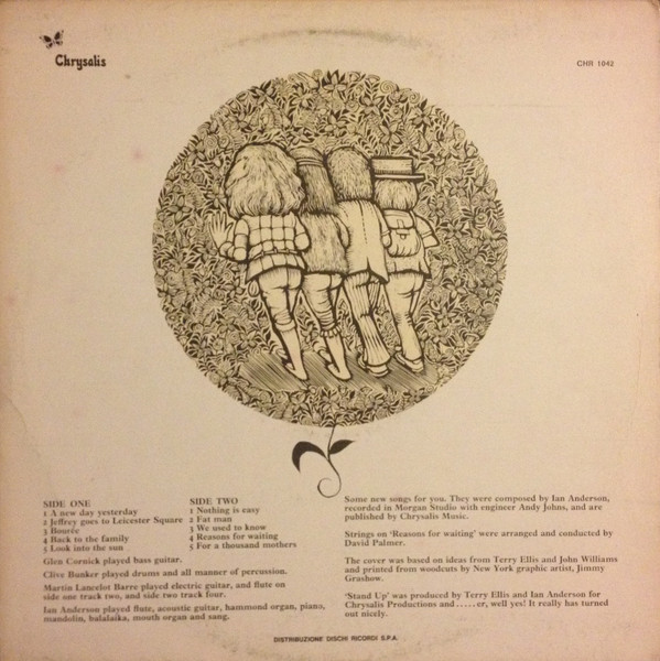 Jethro Tull - Stand Up (LP, Album, RE)