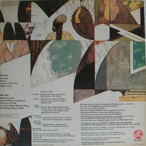 Stevie Wonder - Innervisions (LP, Album, Gat)