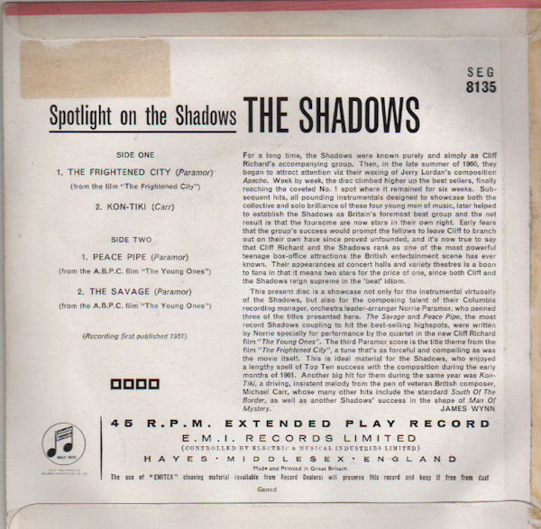 The Shadows - Spotlight On The Shadows (7