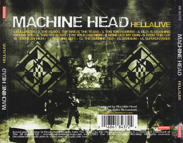 Machine Head (3) - Hellalive (CD, Album)