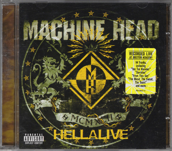 Machine Head (3) - Hellalive (CD, Album)