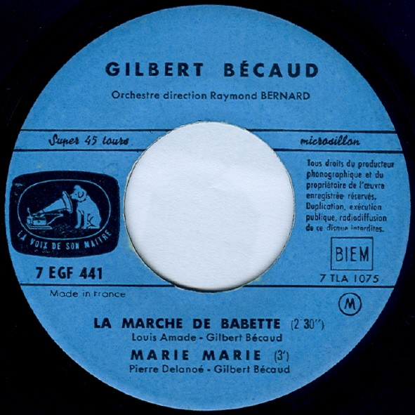 Gilbert Bécaud - La Marche De Babette (7