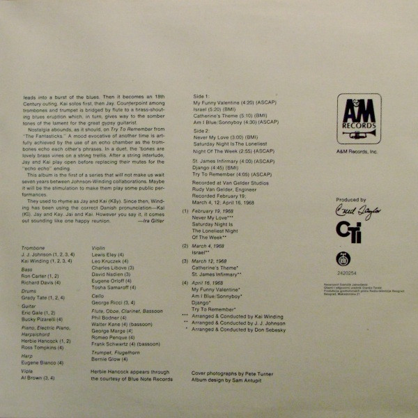 K.* & J.J.* - Israel (LP, Album, Gat)
