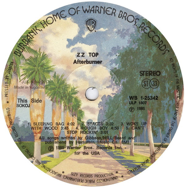 ZZ Top - Afterburner (LP, Album)