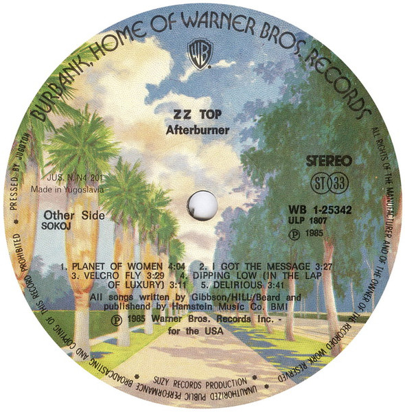 ZZ Top - Afterburner (LP, Album)