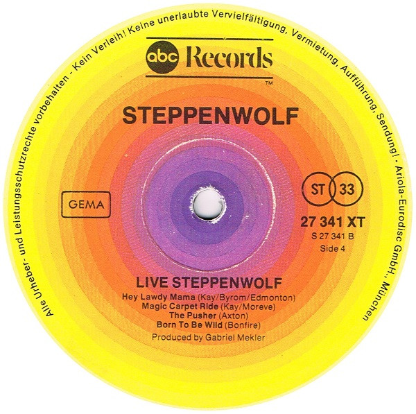 Steppenwolf - Live (2xLP, RE, Gat)