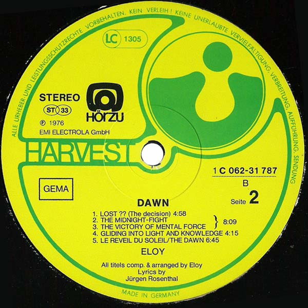 Eloy - Dawn (LP, Album)