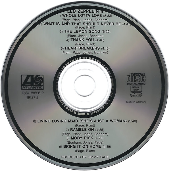 Led Zeppelin - Led Zeppelin II (CD, Album, RE)