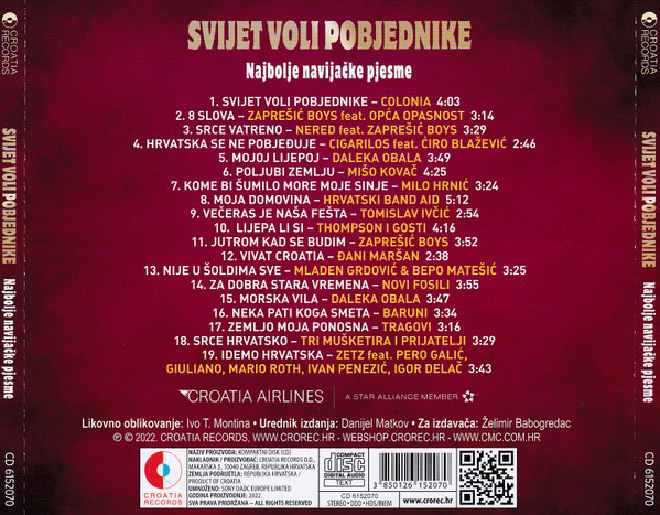 Various - Najbolje navijaÄke pjesme (CD, Comp)