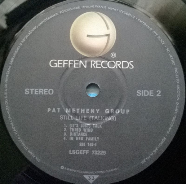 Pat Metheny Group - Still Life (Talking) (LP, Album)