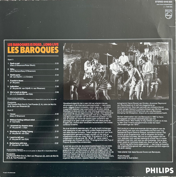 Les Baroques - Les Baroques Is Dead.. Long Live Les Baroques (LP, Comp)