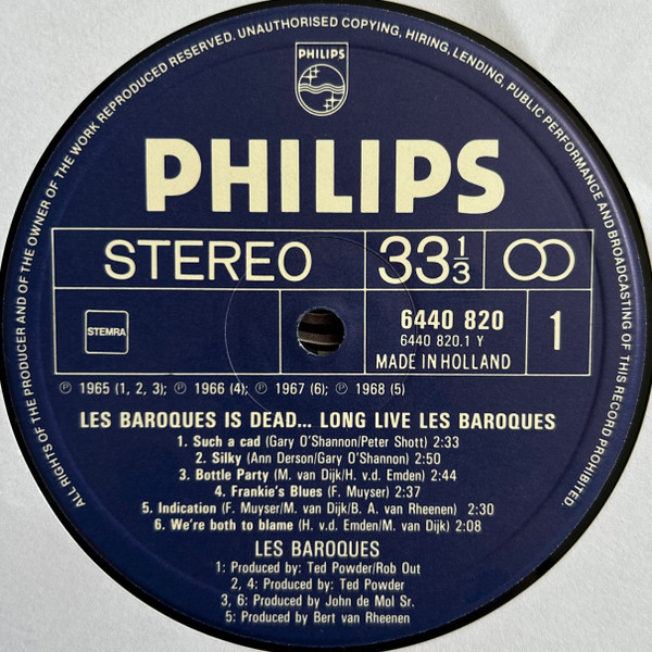Les Baroques - Les Baroques Is Dead.. Long Live Les Baroques (LP, Comp)