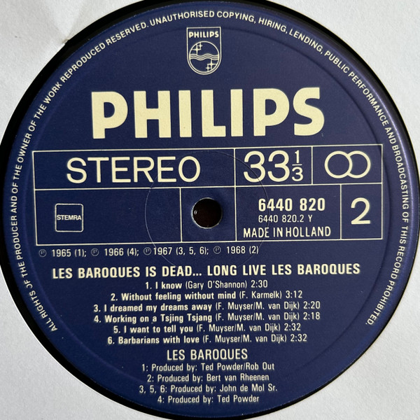 Les Baroques - Les Baroques Is Dead.. Long Live Les Baroques (LP, Comp)