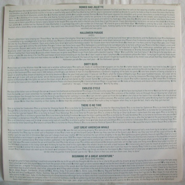 Lou Reed - New York (LP, Album)
