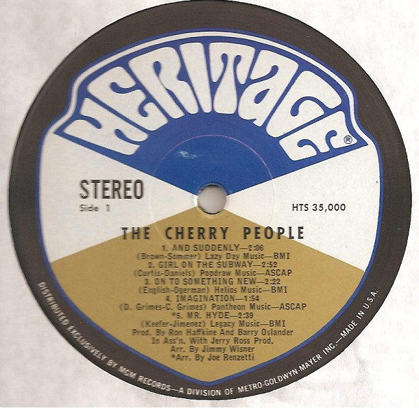 Cherry People - Cherry People (LP, Album, Gat)