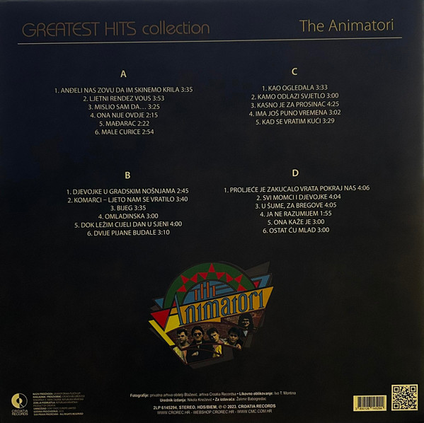 The Animatori* - Greatest Hits Collection (2xLP, Comp)