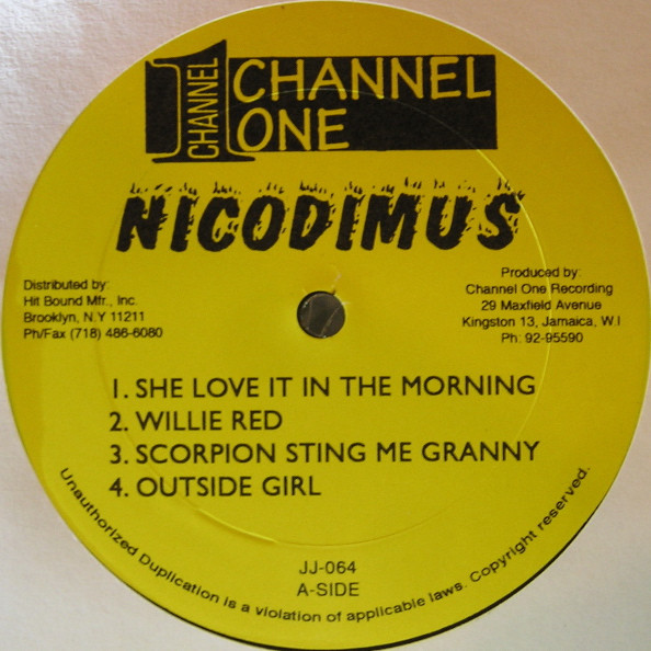 Nicodimus* - She Love It In The Morning (LP, Album, RP)
