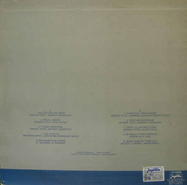Massimo* - Riječi Čarobne (LP, Album)