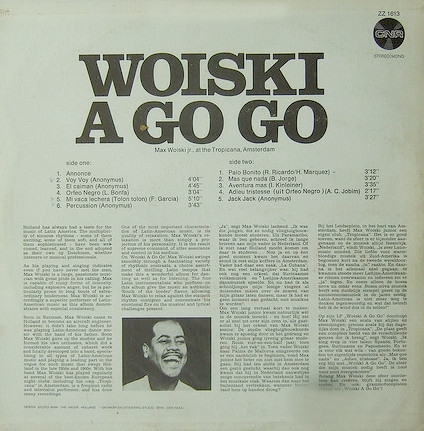 Max Woiski Jr. - Woiski A Go Go (LP)