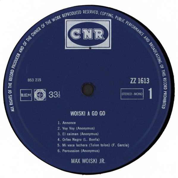 Max Woiski Jr. - Woiski A Go Go (LP)
