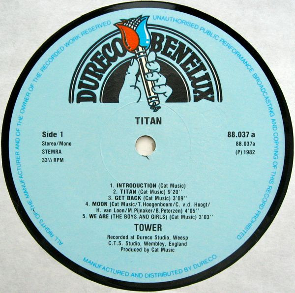 Tower (3) - Titan (LP, Album)