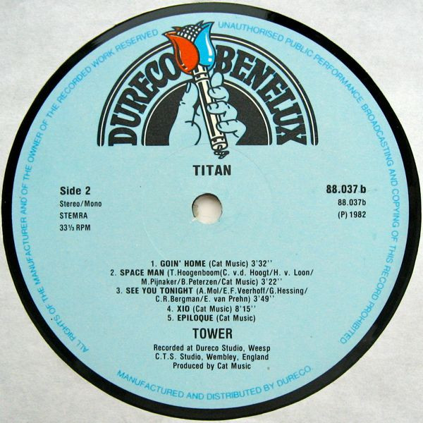 Tower (3) - Titan (LP, Album)