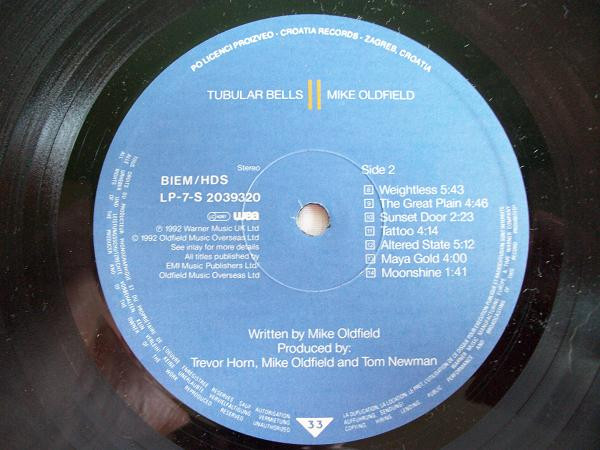 Mike Oldfield - Tubular Bells II (LP, Album)