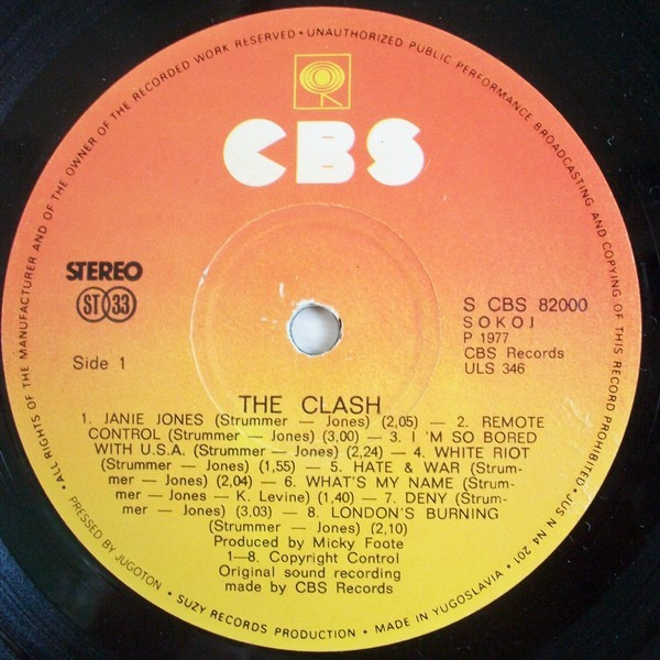 The Clash - The Clash (LP, Album)