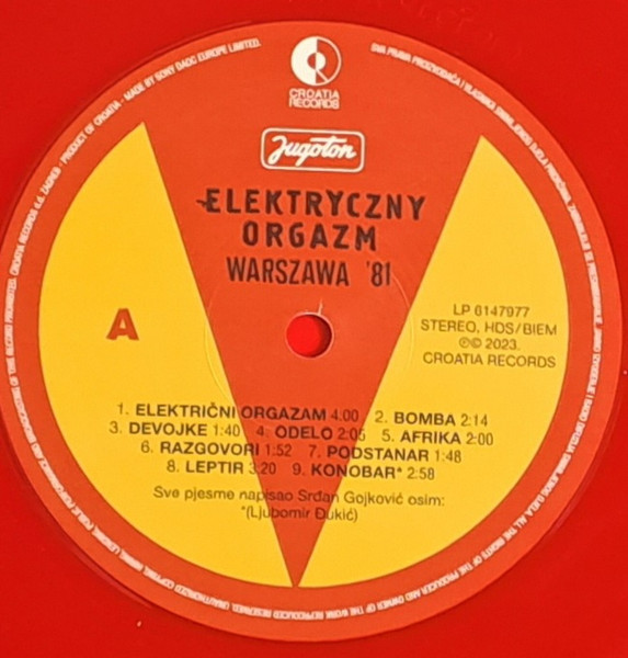 Elektryczny Orgazm* - Warszawa '81  (LP, Album, Dlx, RM, Red)