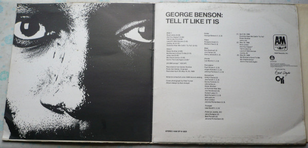 George Benson - Tell It Like It Is (LP, Album, Gat)