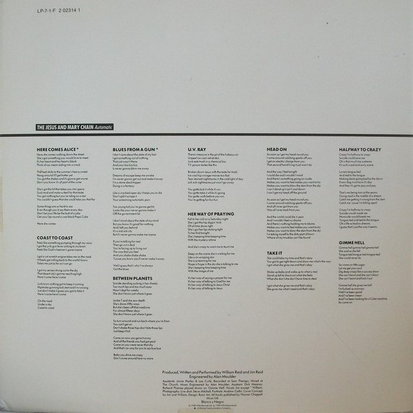 The Jesus And Mary Chain - Automatic (LP, Album)