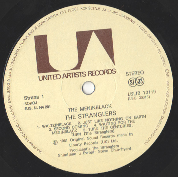 The Stranglers - The Gospel According To The Meninblack (LP, Album)