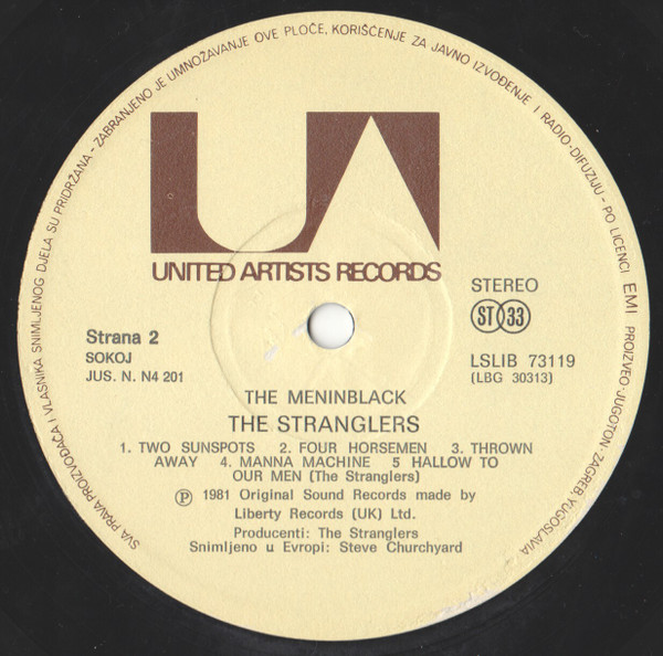 The Stranglers - The Gospel According To The Meninblack (LP, Album)