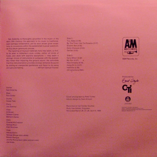 Nat Adderley - You, Baby (LP, Album, Gat)