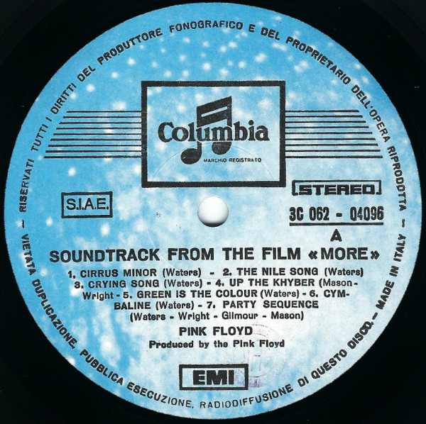 Pink Floyd - Soundtrack From The Film 