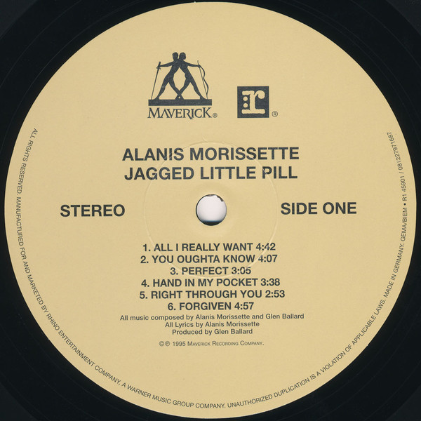 Alanis Morissette - Jagged Little Pill (LP, Album, RE)