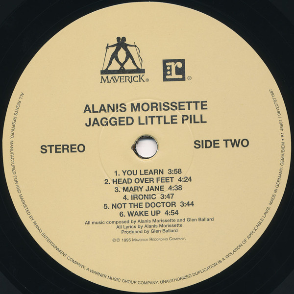 Alanis Morissette - Jagged Little Pill (LP, Album, RE)