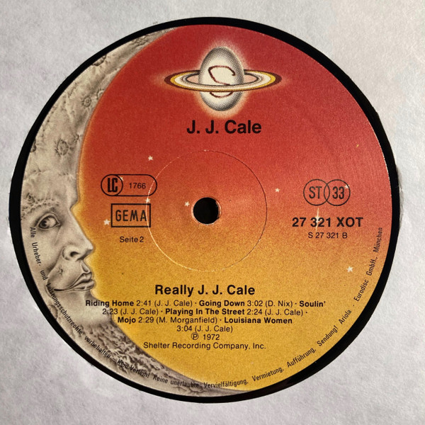 J.J. Cale - Really (LP, Album, RE)