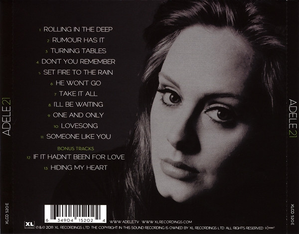 Adele (3) - 21 (CD, Album, Ltd)
