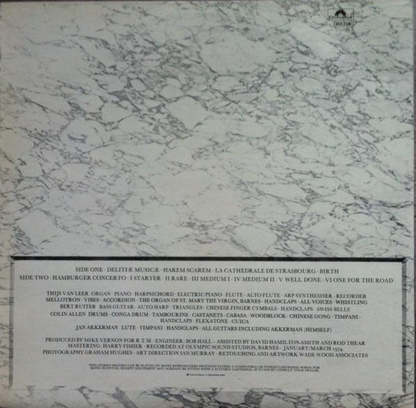 Focus (2) - Hamburger Concerto (LP, Album, Gat)