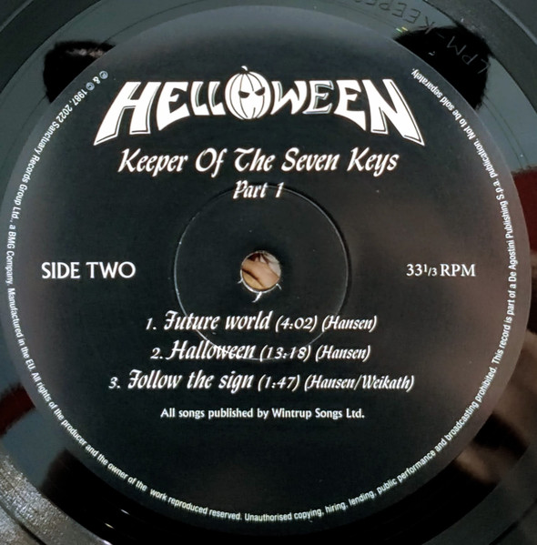 Helloween - Keeper Of The Seven Keys - Part I (LP, Album, RE, RM, Gat)