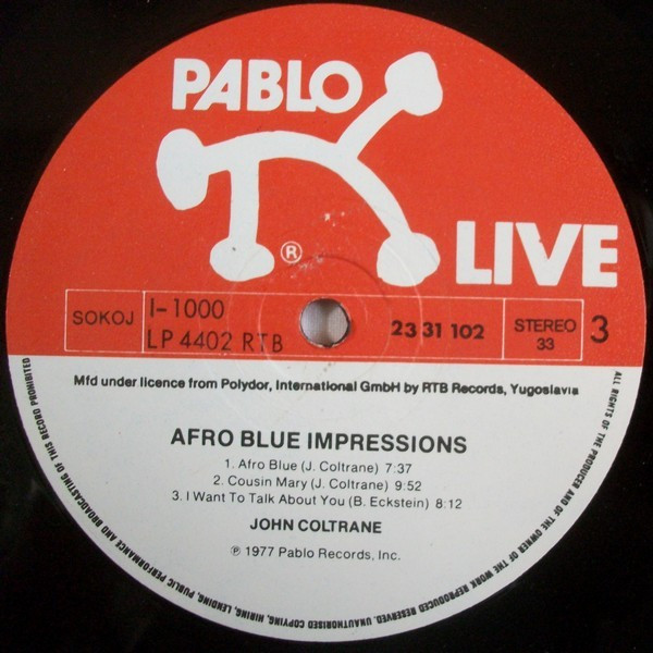 John Coltrane - Afro Blue Impressions (2xLP, Album)