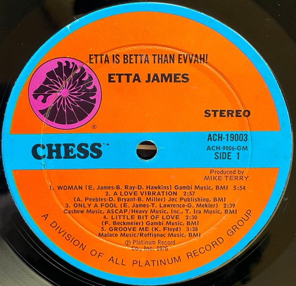 Etta James - Etta Is Betta Than Evvah! (LP, Album, Mon)