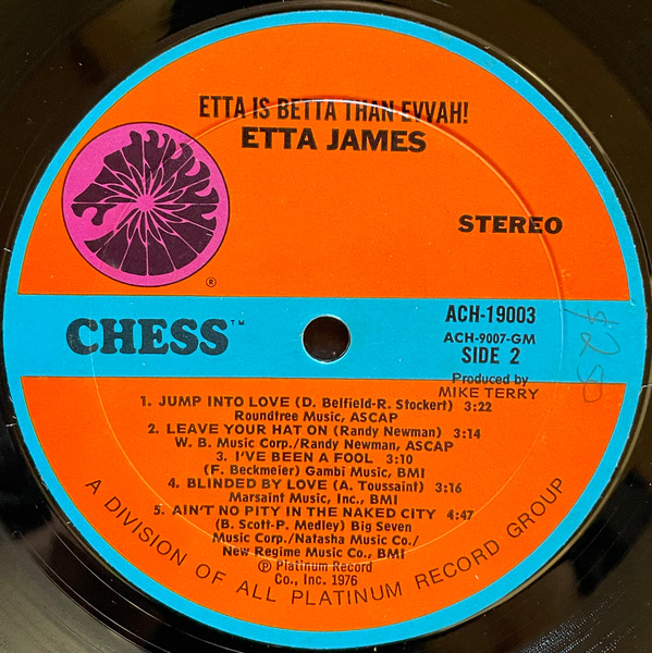 Etta James - Etta Is Betta Than Evvah! (LP, Album, Mon)